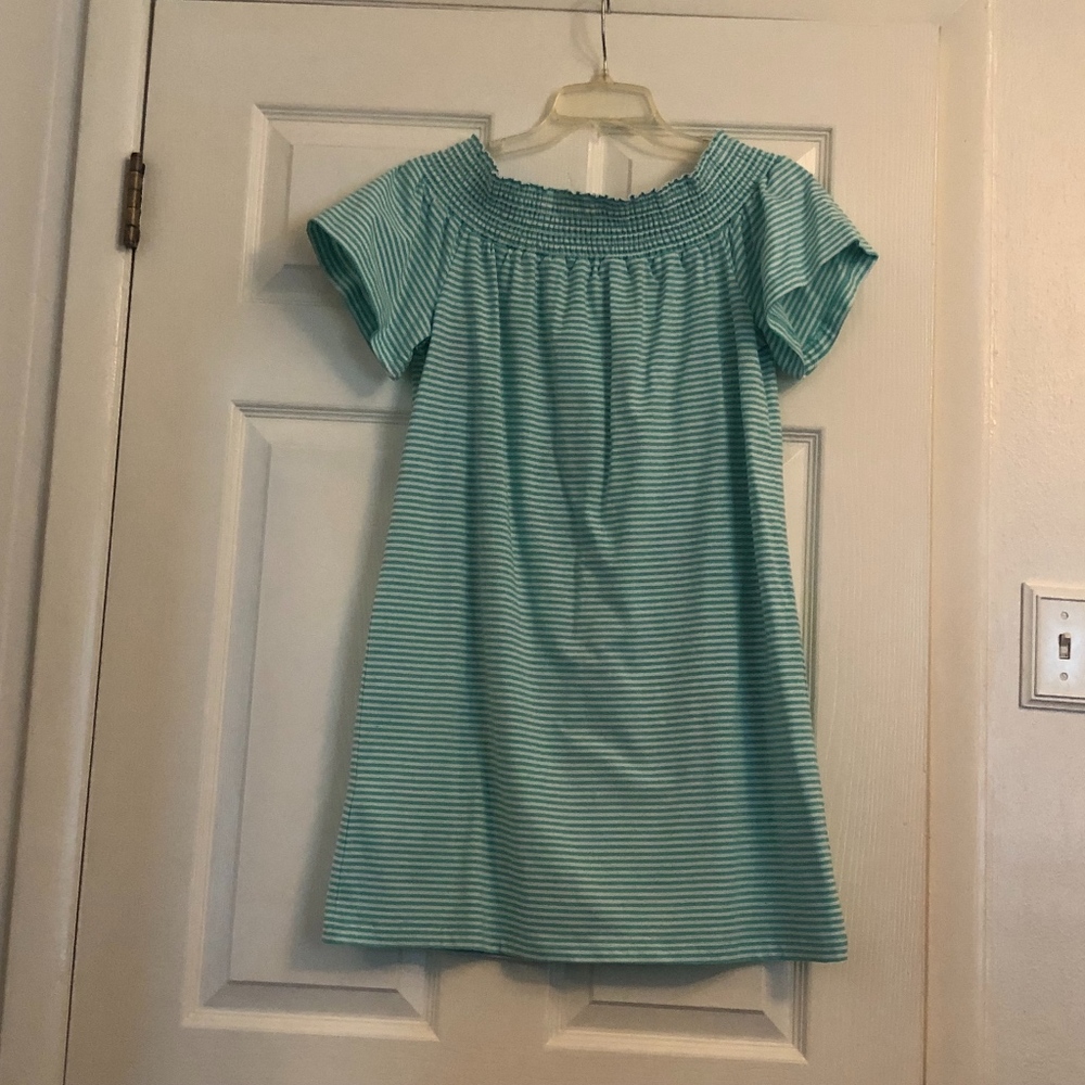 Vineyard Vines Green Striped Coverup Dress